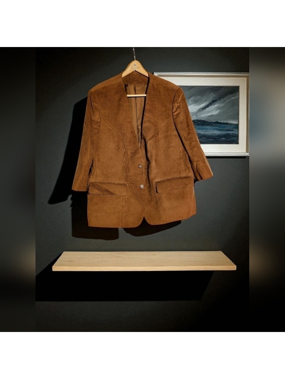 Tony Silom Bangkok XL Custom Men's Brown Corduroy Blazer